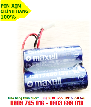 Maxell 2CR17450; Pin nuôi nguồn 3v lithium Maxell 2CR17450 Made in Japan